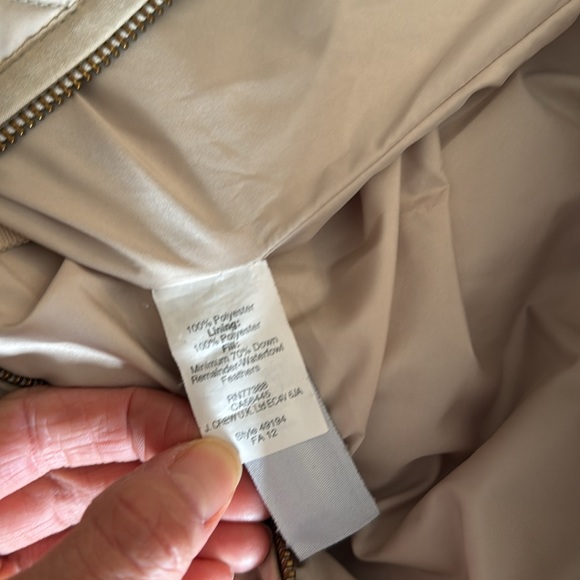 J. Crew Women’s Quilted Down Vest | Tan, Size Small | - Picture 5 of 5